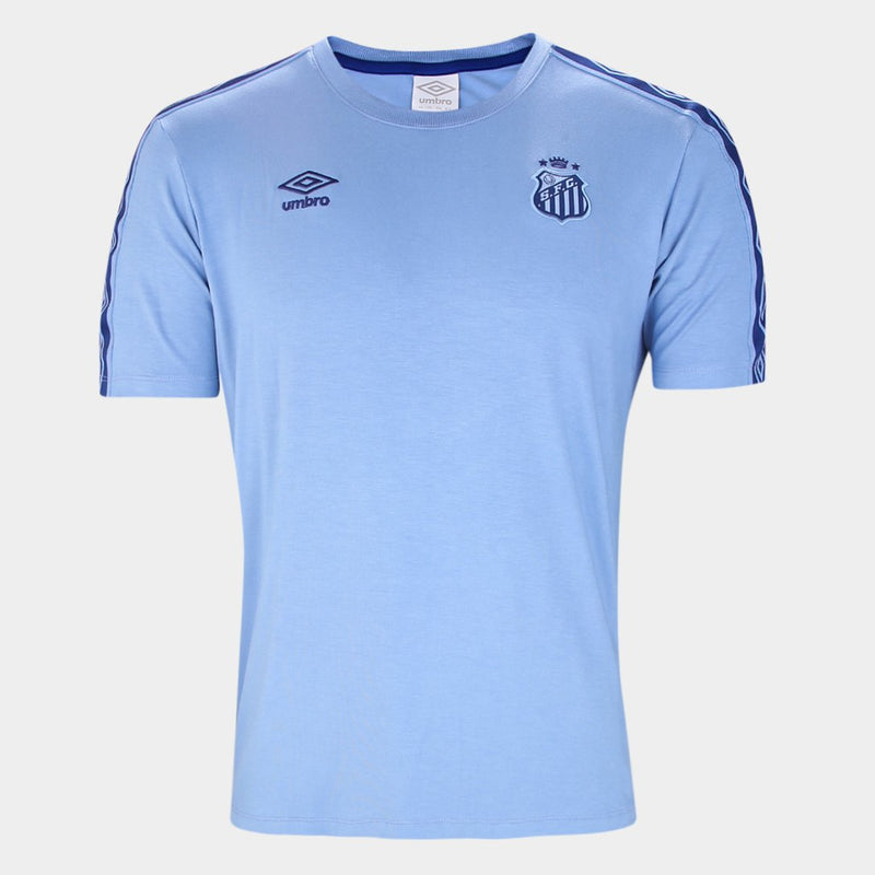 Camisa Santos 2024 s/n° Concentração Umbro Masculina - Azul