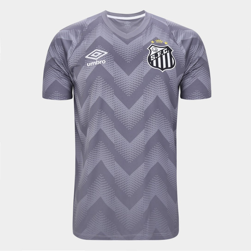 Camisa Santos 2024 s/n° Goleiro Umbro Masculina - Cinza