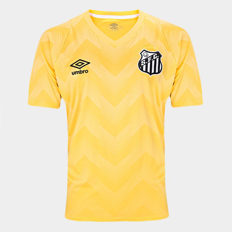 Camisa Santos 2024 s/n° Goleiro Umbro Masculina - Amarelo