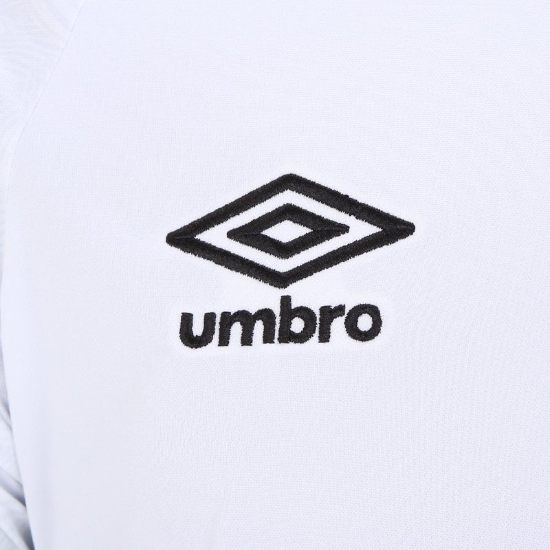 Camisa Santos I 2024 s/n° Torcedor Umbro Masculina - Branco+Preto