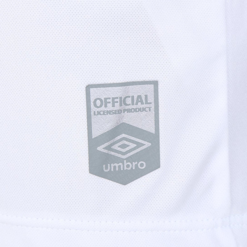 Camisa Santos I 2024 s/n° Torcedor Umbro Masculina - Branco+Preto