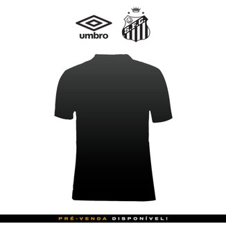 Pré Venda - Camisa Santos I 25/26 Neymar N° 10 Torcedor Umbro Masculina - Branco+Cinza