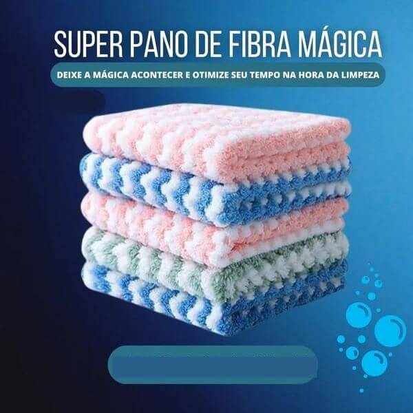 [COMPRE 4 GANHE 1] MagicFiber® - Os Panos Mágicos de Microfibra Macia para Limpeza Perfeita PREMIUM 2023 - FRETE GRÁTIS